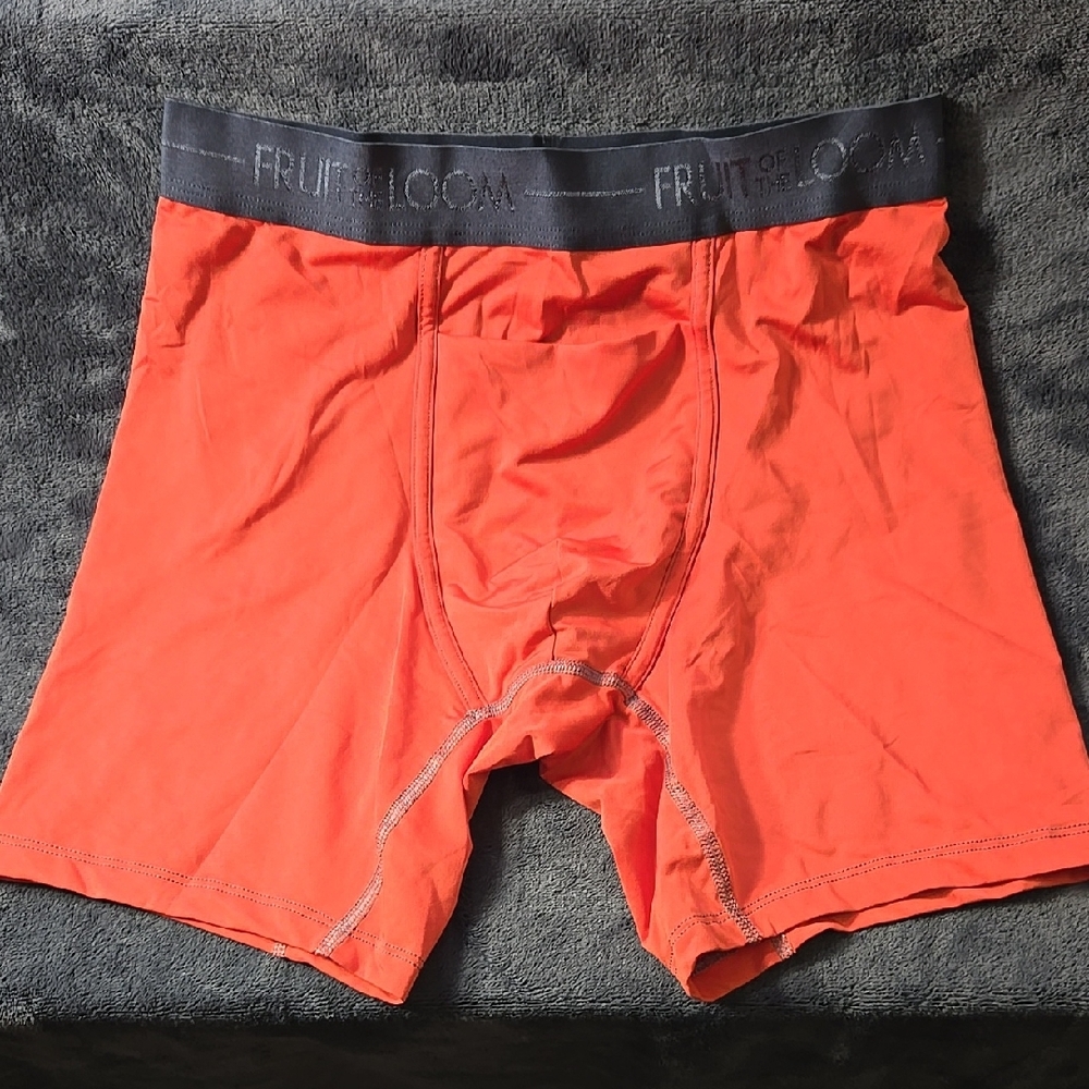 Fruit of the Loom Men's Red Boxer Briefs